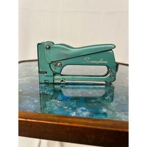 Vintage Swingline 99 Staple Gun Tacker Teal Green Long Island City USA